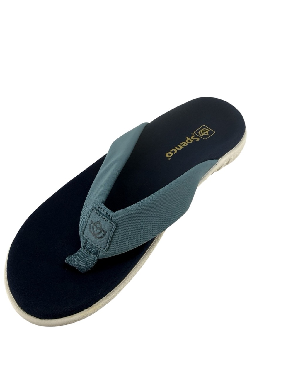 Spenco Revitalign Blue Victoria Soft Strap Orthotic Arch Support Flip Flops 5.5w